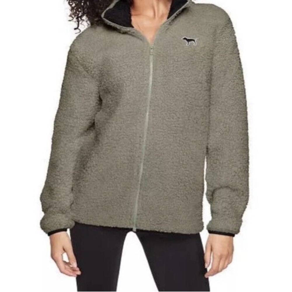 VS Pink Sherpa Jacket